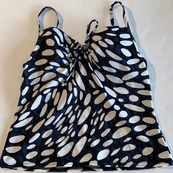Victoria's Secret Other - Victoria’s Secret Size 34A Navy & White Tankini 2498